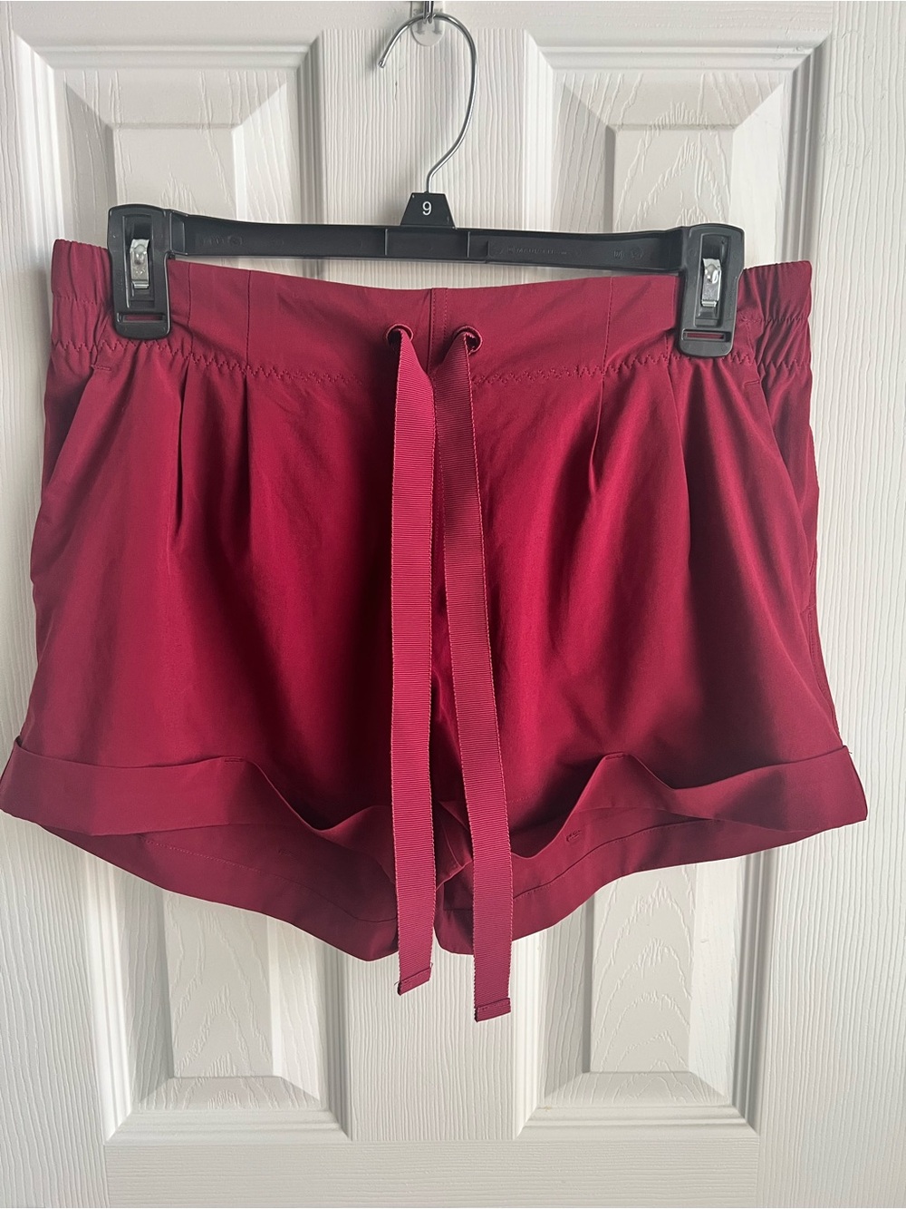 Lululemon Maroon Spring Breakaway II Athletic Shorts